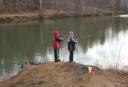 Boys having fun Fishing