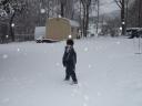 Ty enjoying the snow